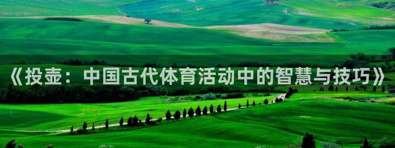 3377体育手机平台：《投壶：中国古代体育活动中的智慧与技巧》